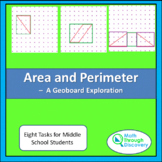 Geometry - Area and Perimeter - An Exploration on the Geoboard
