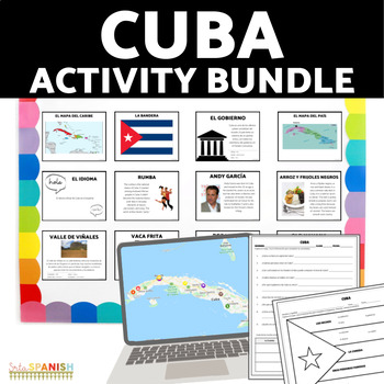 Preview of Explore Cuba Activity BUNDLE | Virtual Field Trip, Readings, and more!
