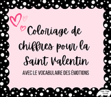 Explore Emotions on Valentine's Day: French Color-by-Numbe