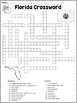 Florida Crossword Puzzle by Ann Fausnight Teachers Pay Teachers