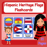 Explore Hispanic Heritage: Flags Flashcards