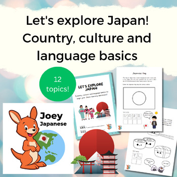 Preview of Explore Japan! Country, culture and language for beginners - Japanese