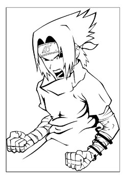 Sasuke Coloring Pages