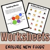 Exploring New Foods Worksheets