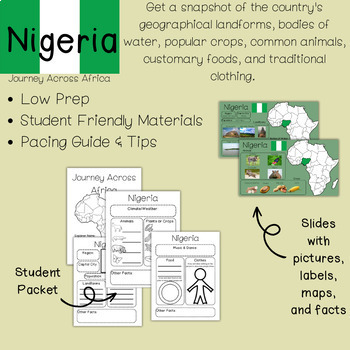 Preview of Explore Nigeria- Journey Across Africa Unit