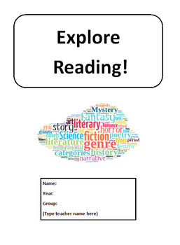 Preview of Explore Reading! Booklet