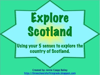 Preview of Explore Scotland with your Five Senses (Promethean Presentation)
