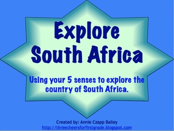 Preview of Explore South Africa with your Five Senses (Promethean Flipchart)