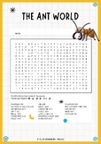 Explore The Ants World: Worksheet, Activity, Word Search Puzzle