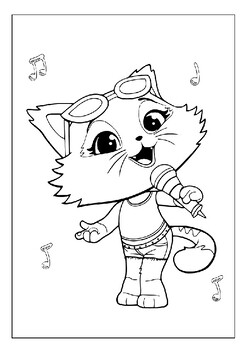 Explore 'The Buffycats' World with 44 Cats Coloring Pages Collection ...