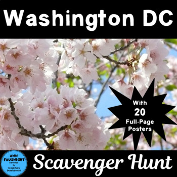 Preview of Washington DC Scavenger Hunt with Posters