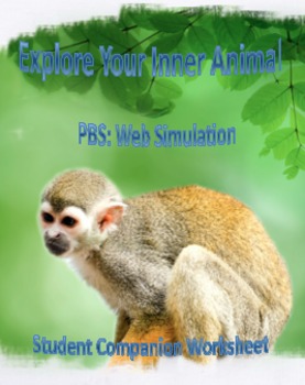 Preview of Explore Your Inner Animal Student Companion Worksheet