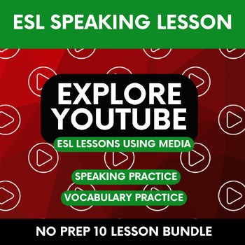 Preview of Quick ESL Speaking Lesson Bundle Exploring Youtube