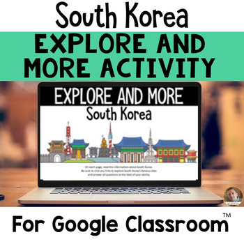 Preview of Explore and More DIGITAL South Korea Cultural Exploration for Grades 3-6