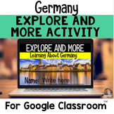 Explore and More GERMANY Cultural Exploration for Grades 3-6