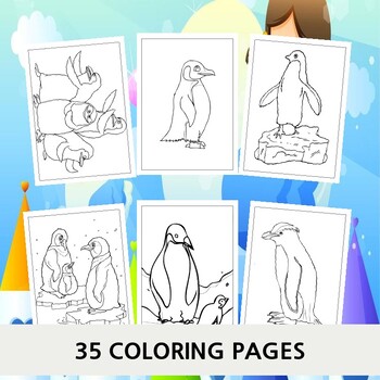 Explore the Charming World of Penguins: Printable Penguin Coloring ...