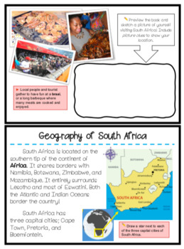 Explore the Country: SOUTH AFRICA! Book and Art Project by Lost in Learning