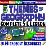 Explore the Five Themes of Geography 5-E Lesson | Intro to