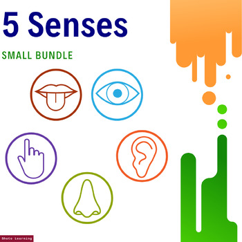 Preview of Explore the 5 Senses Bundle: Engage, Learn, and Test