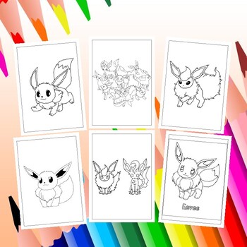 Pokemon Coloring Pages Eevee Evolutions Together  Pokemon coloring pages,  Pokemon coloring sheets, Pokemon coloring