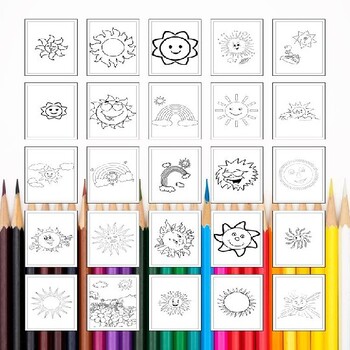 Free Printable Sun Coloring Pages for Kids and Adults