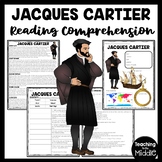 Explorer Jacques Cartier Informational Text Reading Compre