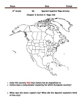 Explorer Map Activity By Katelyn Mellow 