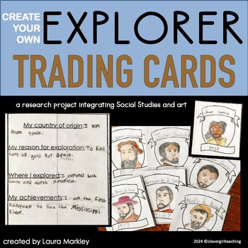 Preview of Explorer Project - a trading card research activity