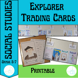 Explorer Trading Cards Project--5th Grade Studies Weekly Week 10