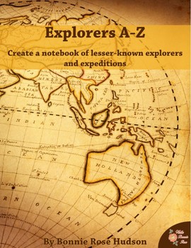 Preview of Explorers A-Z Notebooking (Plus Easel Activity)