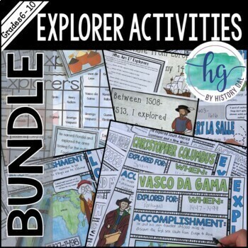 Preview of Explorers Activity Bundle