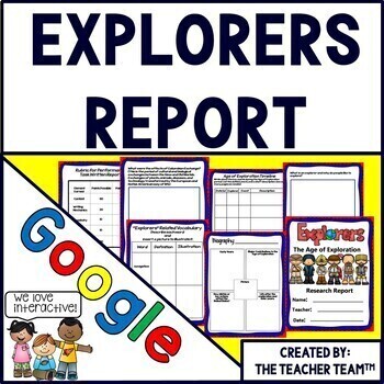 Preview of Explorers | Age of Exploration | Google Classroom | Google Slides