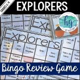 Explorers Bingo Unit Review and Test Prep 