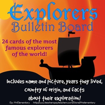 Preview of Explorers Bulletin Board Posters