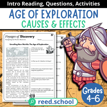 Preview of Explorers & Discoveries: The Age of Exploration: Causes and Effects (Grades 4-6)