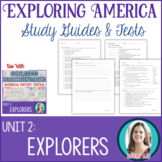 Explorers Study Guides and Tests EDITABLE