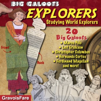 Preview of Age of Exploration: 20 World Explorers Activity — (Bulletin Board Project)