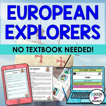 Preview of Explorers Unit | Early Explorers | European Explorers | DIGITAL | PRINTABLE