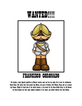 Wanted Poster Project - New World Explorers