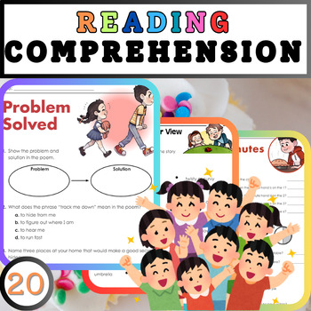 Preview of Exploring Adventures: 2nd Grade Reading Comprehension Worksheets