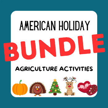 Preview of Exploring Agriculture through American Holidays Bundle