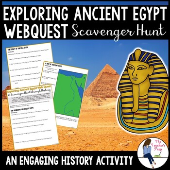 Preview of Exploring Ancient Egypt Web Quest