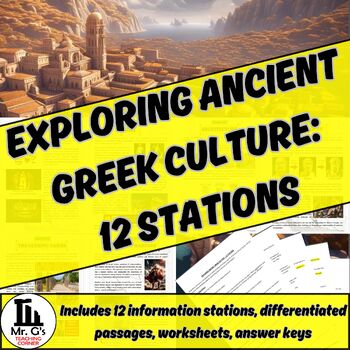 Preview of Exploring Ancient Greek Culture in 12 Stations