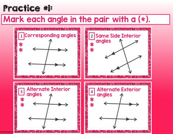 Angle Relationships - Non-Parallel Lines w/ Transversal – GeoGebra