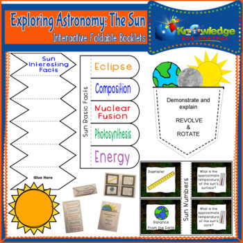 Preview of Exploring Astronomy: The Sun Interactive Foldable Booklets