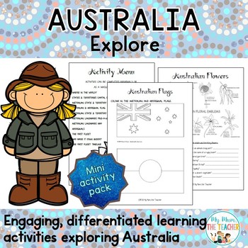 Preview of Exploring Australia Mini Activity Pack