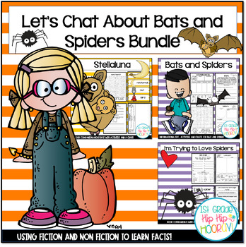 Preview of Exploring Bats and Spiders Bundle with Informational Text and Literacy