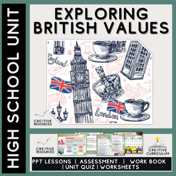 Preview of Exploring British Values - High  School Unit