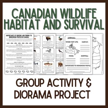 Preview of Exploring Canadian Wildlife - Habitat and Survival - Indigenous Education