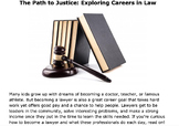 Exploring Career Paths - Complete Bundle - 18 In Total!